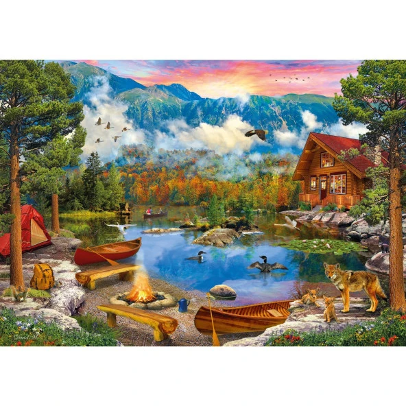 Ks Games Mountain Lake 1500 Parça Puzzle - Resim 2