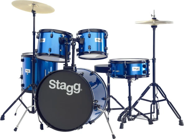 STAGG 5 PARÇA AKUSTİK DAVUL SETİ TİM120BL