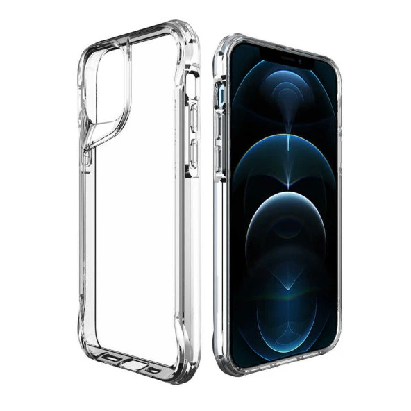Vendas iPhone 12 Pro Max Door Serisi Maksimum Darbe Dirençli Airbag Köşeli Shock Proof Silikon Kılıf