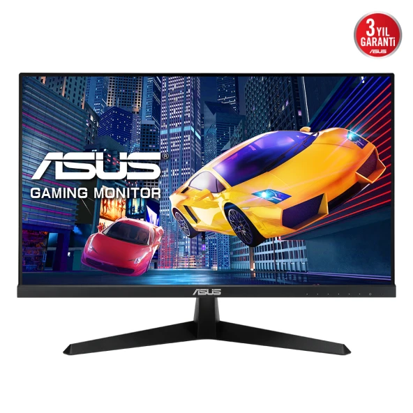 ASUS VY249HGE 23.8" 1ms, 144Hz, Full HD, HDMI, IPS LED, Anti Bakteriyel, Mavi Işık Filtresi, FreeSync Premium, GAMING Monitör