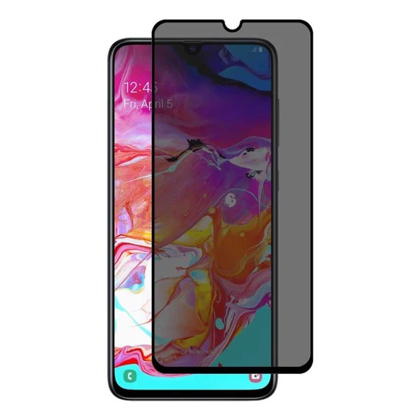 Vendas Huawei P30 Lite Davin Serisi Privacy Gizlilik Hayalet Cam Ekran Koruyucu