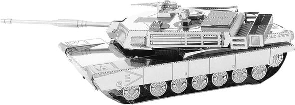 DIY 3D Metal Puzzle Bulmaca ABD M1 Abrams Tank Hediyelik Maket - 2