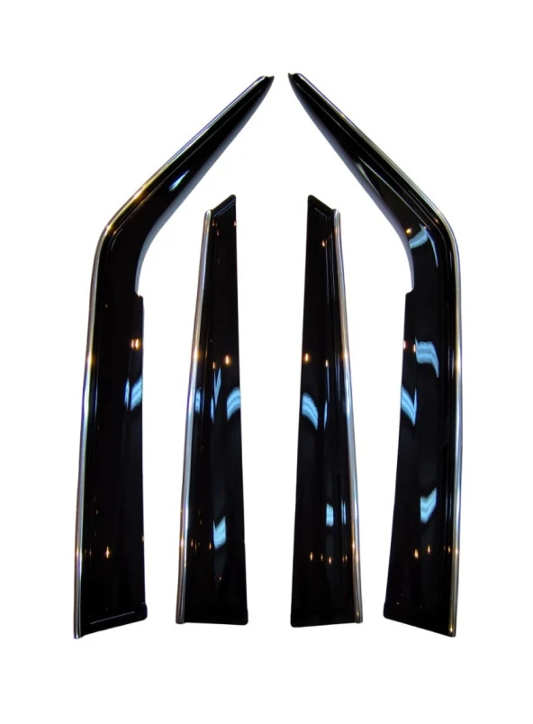 Balp Tofaş Şahin Doğan Kromlu Cam Rüzgarlığı 4 Lü Takım - Resim 9