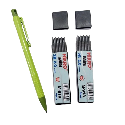 2.0 Mm Kalın Uçlu Versatil Kalem 1 Adet Ve 2.0 Mm Kalın Uç Siyah 2 paket - 6