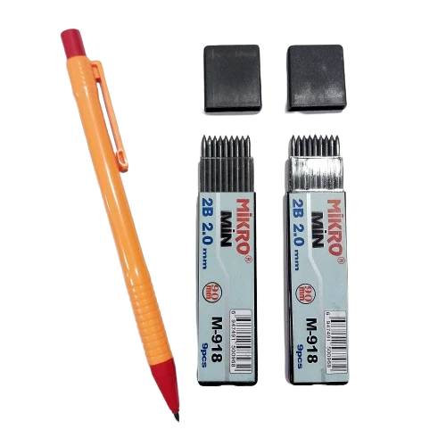 2.0 Mm Kalın Uçlu Versatil Kalem 1 Adet Ve 2.0 Mm Kalın Uç Siyah 2 paket - 5