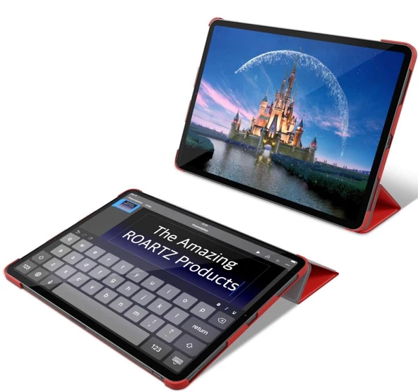 Apple iPad Pro 9.7 Kılıf PU Deri Smart Standlı Case A1673 A1674 A1675 - 6