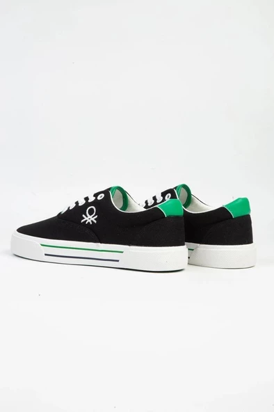 BENETTON BNİ-10091 UNİSEX İTHAL SNEAKERS KETEN SPOR AYAKKABI - 4