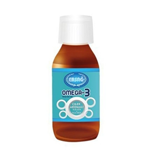 Ersağ omega 3 sıvı çilek aromalı