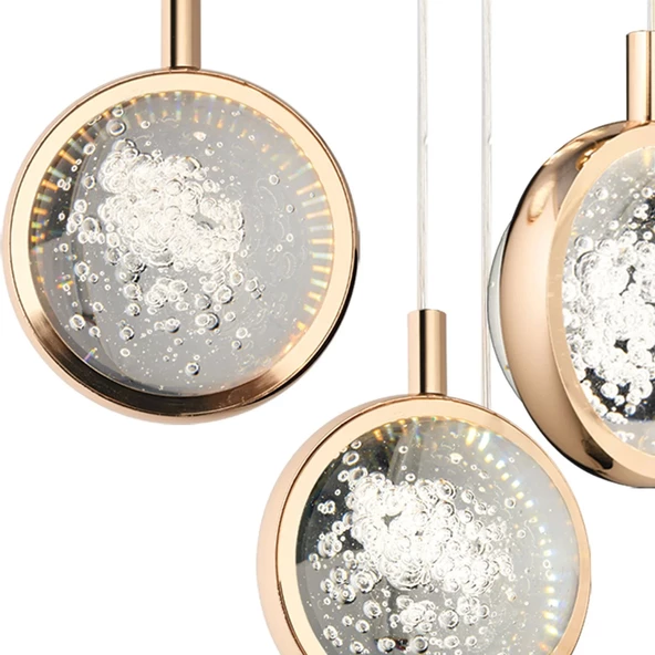 A-628-5G BEŞLİ SIRALI AVİZE - Resim 2