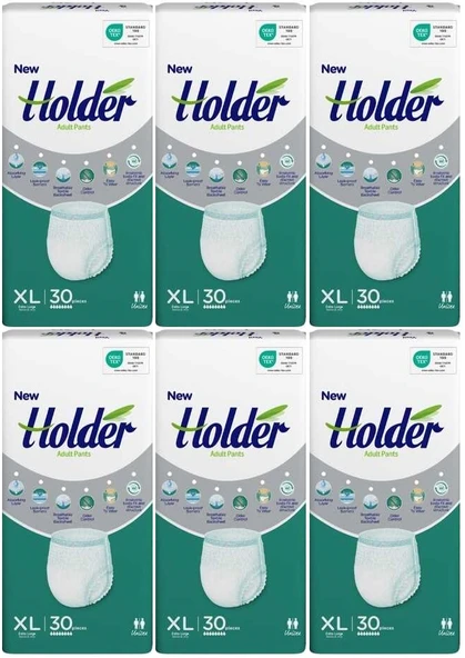Holder Emici Külot Hasta Bezi Extra Large-XL 180 Adet (6PK*30)