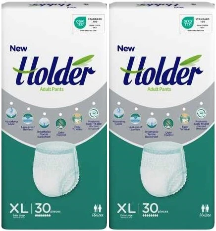 Holder Emici Külot Hasta Bezi Extra Large-XL 60 Adet (2PK*30)