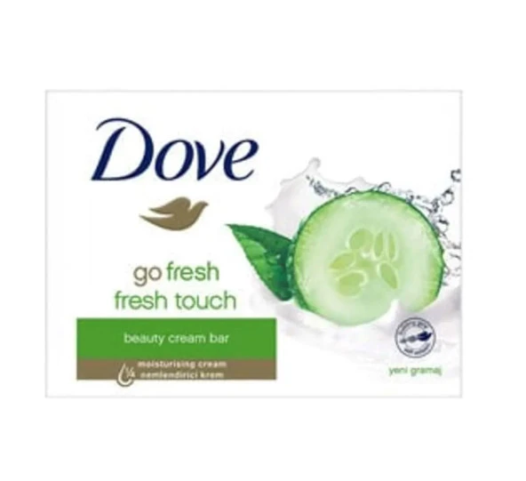 Dove Beauty Cream Bar Katı Güzellik Sabunu Fresh Touch Nemlendirici Etkili 90 G X4 Adet