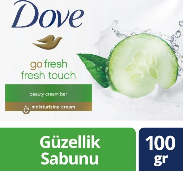 Dove Beauty Cream Bar Katı Güzellik Sabunu Fresh Touch Nemlendirici Etkili 90 G X4 Adet - 4