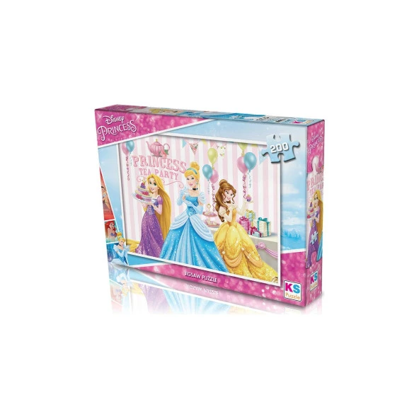 Ks Games Puzzle Princess Prensess 200 Parça Puzzle