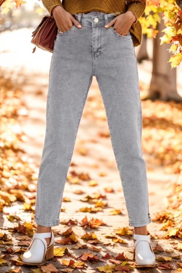 Boyfriend Kot Pantolon Açıkfüme - 4