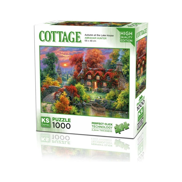 Ks Games Autumn At The Lake House 1000 Parça Puzzle