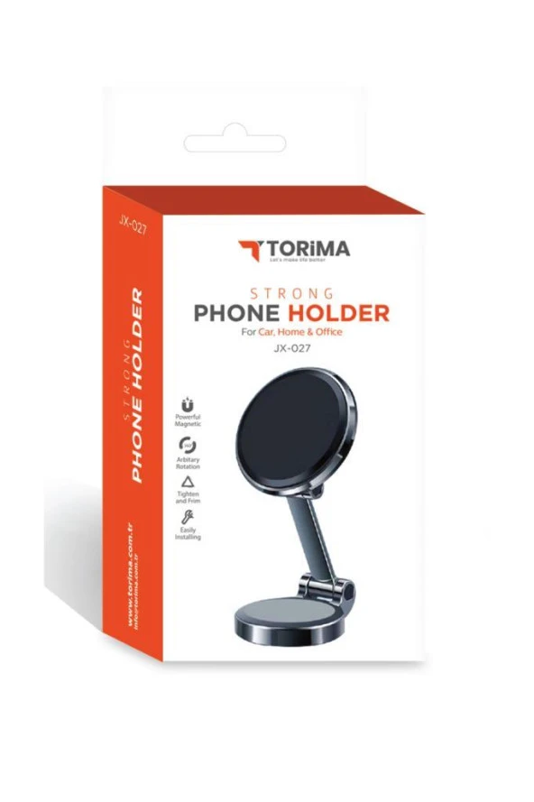 Torima JX-027 Ayarlanabilir Portatif Telefon Tutucu Masaüstü Telefon Standı Siyah - 2