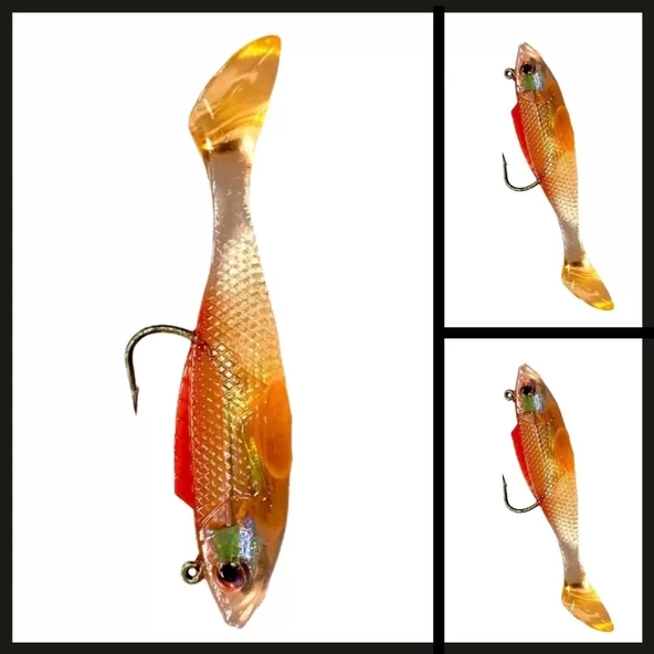 Uyguna-Yakala 11.5 Cm H38 6673  Silikon Balık-YEM.252 ürün görseli