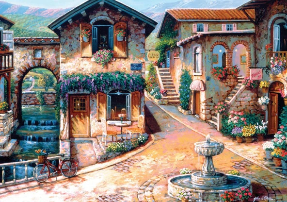 Ks Games The Fountain On The Square 500 Parça Puzzle - Resim 2