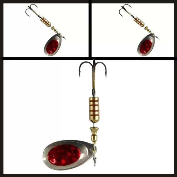 Uyguna-Yakala No:2 Tondo Alpha Gümüş/kırmızı-KAŞ.251 - Resim 2