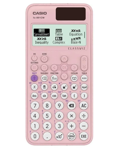 Casio FX-991CW-W-PK ClassWiz Pembe Bilimsel Fonksiyonlu Hesap Makinesi
