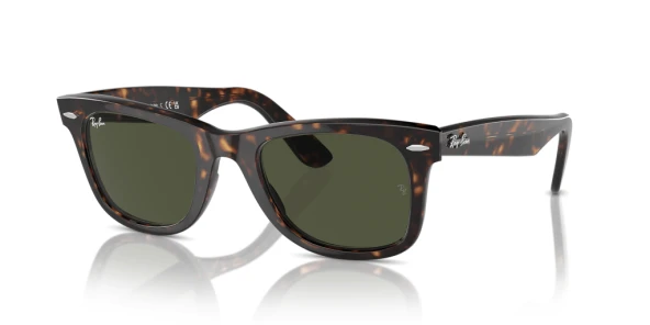 Ray-Ban Wayfarer 0RB2140 902 Güneş Gözlüğü 50 Ekartman Tortoise G-15 Green