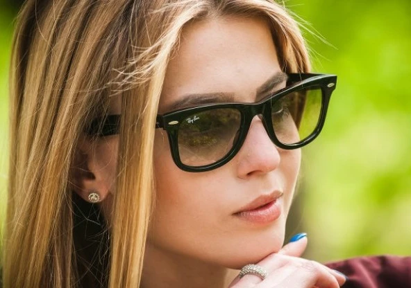 Ray-Ban Wayfarer 0RB2140 902 Güneş Gözlüğü 54 Ekartman Tortoise G-15 Green - 6