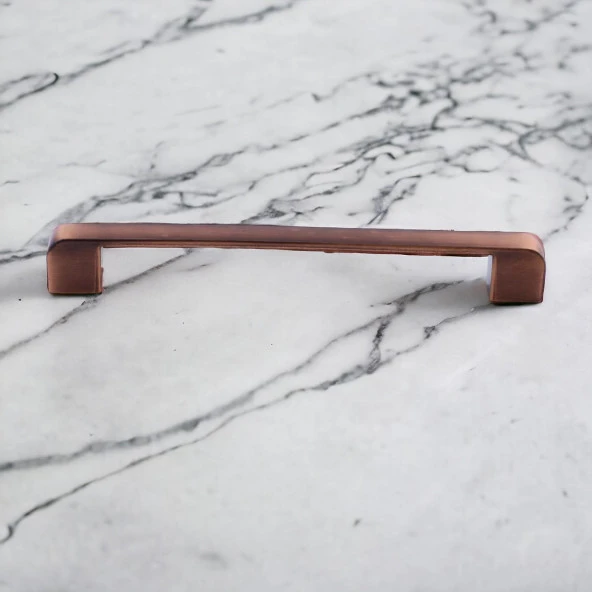 Mobilya Kulp Mutfak Dolabı Çekmece Dolap Kulpları Kapak Kulpu Kulbu Antik Bakır 160 mm Metal - Resim 4