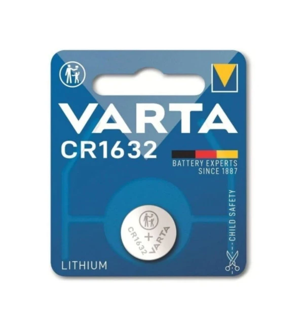 Varta Lityum Düğme Pil CR1632