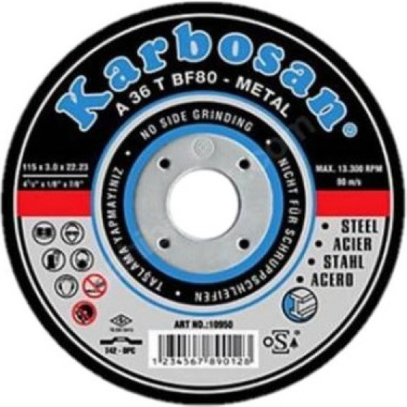 KARBOSAN METAL KESİCİ 180 LİK
