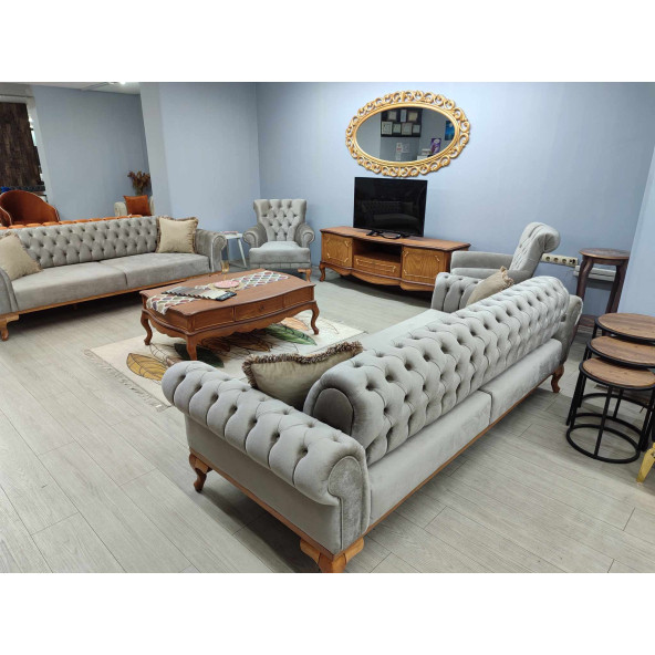 İstanbul Chester Koltuk Takımı (Roza Model) - 4