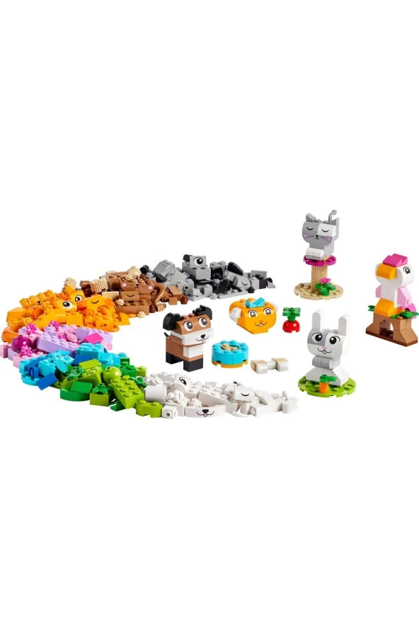 ® Classic Yaratıcı Evcil Hayvanlar İnşa Edilebilen Hayvan Oyuncağı 11034 (450 Parça) - 2