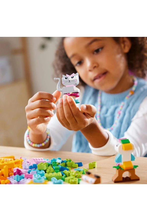 ® Classic Yaratıcı Evcil Hayvanlar İnşa Edilebilen Hayvan Oyuncağı 11034 (450 Parça) - 10