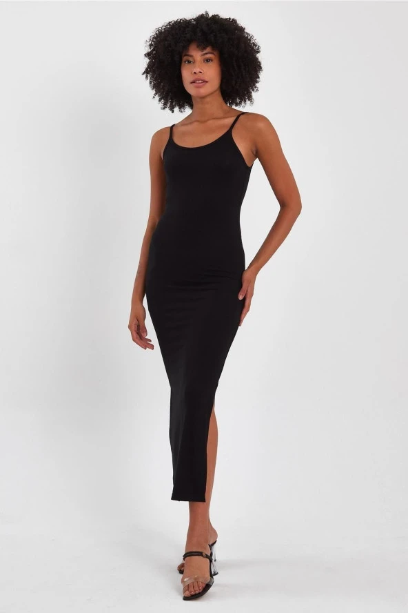 YIRTMAÇLI KALEM ELBİSE (B23-00106) - 2