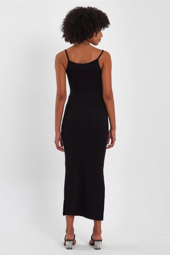 YIRTMAÇLI KALEM ELBİSE (B23-00106) - 4