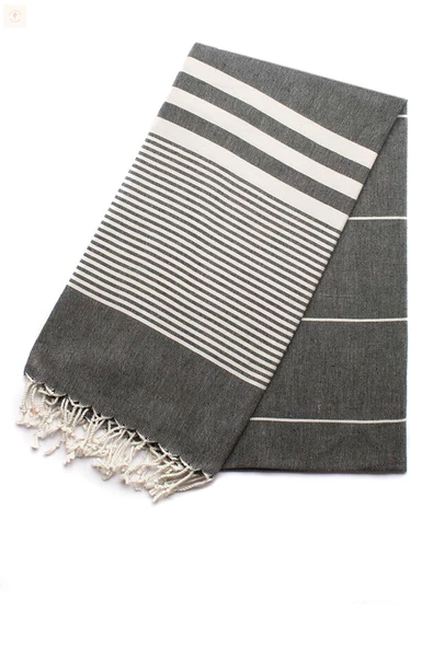 Çizgili %100 Pamuk Soft Peştemal Banyo Plaj Havlusu 100x180 Cm - 10