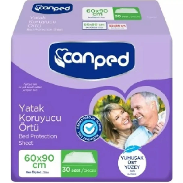 Canped 60cm x 90cm 30'lu Yatak Koruyucu Örtü