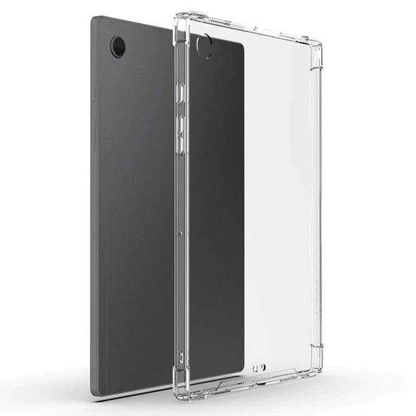 Samsung Galaxy Tab A8 10.5 SM-X200 2021 Kılıf Darbelere Dayanıklı Şeffaf Kapak - 10