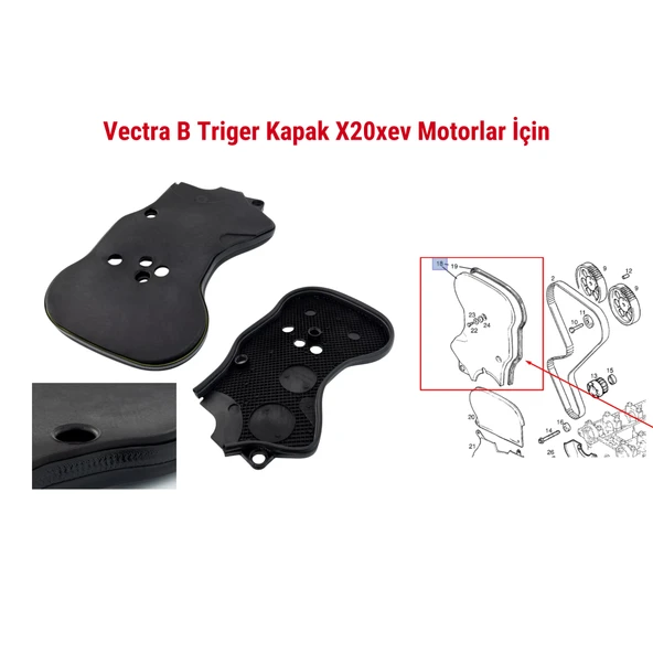 Opel Vectra B Triger Kapak X20xev Motorlar İçin - 5