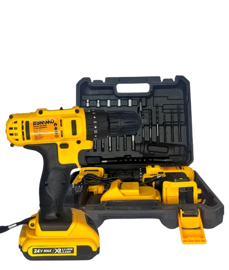 Dynamo 24W Şarjlı Matkap (24 Parça Çantalı Set Hediye) - 12