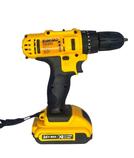 Dynamo 24W Şarjlı Matkap (24 Parça Çantalı Set Hediye) - 11