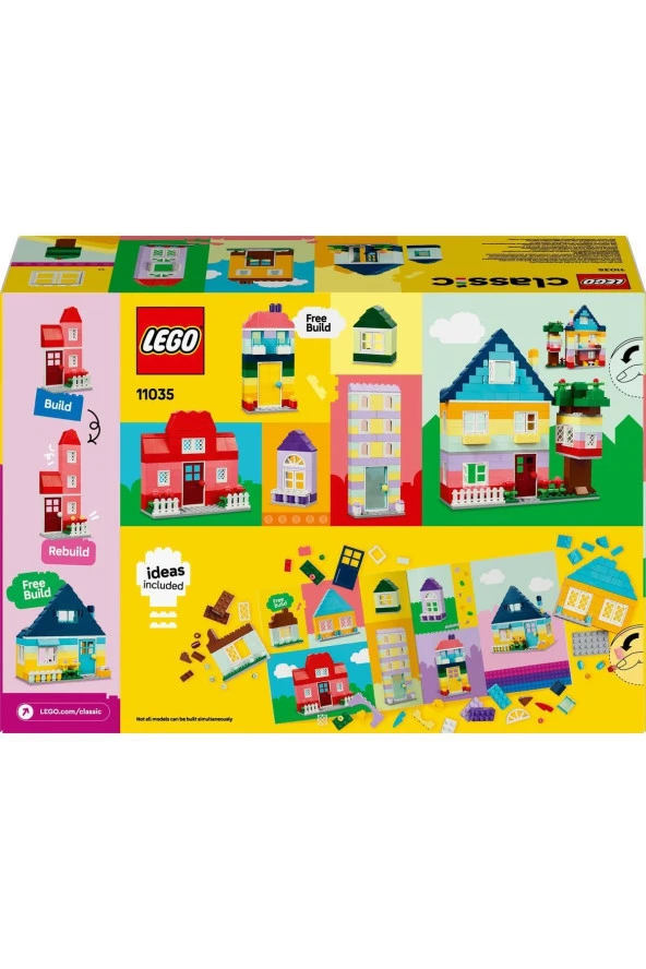 ® Classic Yaratıcı Evler Oyuncak Yapım Seti 11035 (850 Parça) - 4
