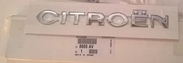 Citroen C2, CITROEN yazı OEM (8665AV)