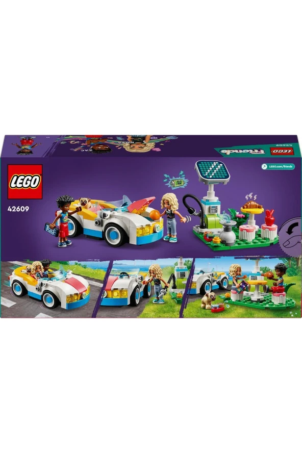 ® Friends Elektrikli Araba Ve Şarj İstasyonu Oyuncağı 42609 (170 Parça) - 4