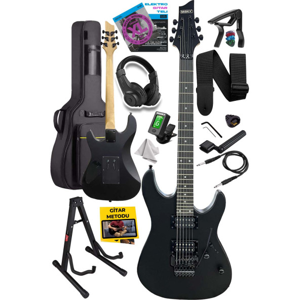 Midex GRX-300-BAG Profesyonel Elektro Gitar Seti Akçaağaç (Humbucker-Humbucker) - 2