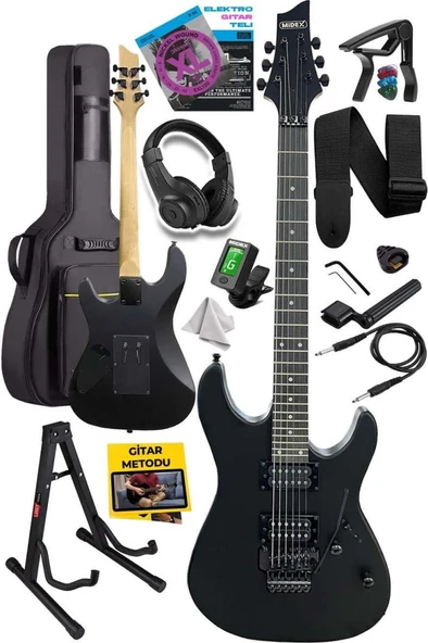 Midex GRX-300-BAG Profesyonel Elektro Gitar Seti Akçaağaç (Humbucker-Humbucker) - Resim 2