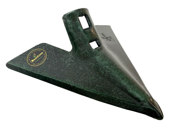 7 MM Demiray Çelik 9 Adet Kültivatör Pabucu (27 CM) - Kazayağı Pabucu (Yeşil) - Resim 3