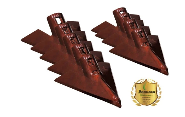 7 MM Demiray Çelik 9 Adet Kültivatör Pabucu (24 CM) - Kazayağı Pabucu ürün görseli 1