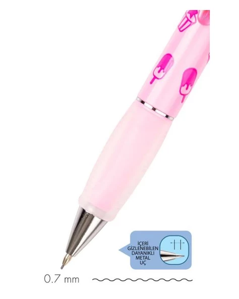 Serve Deep Versatil Kalem Pembe 0.7 Tatlı Serisi - 2