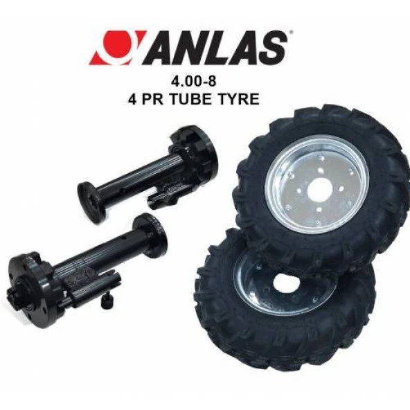 Kaan Çapa Makinası Teker Takımı - Anlas Marka 400/8 Teker (Cırcır Miller Dahil) ürün görseli 1